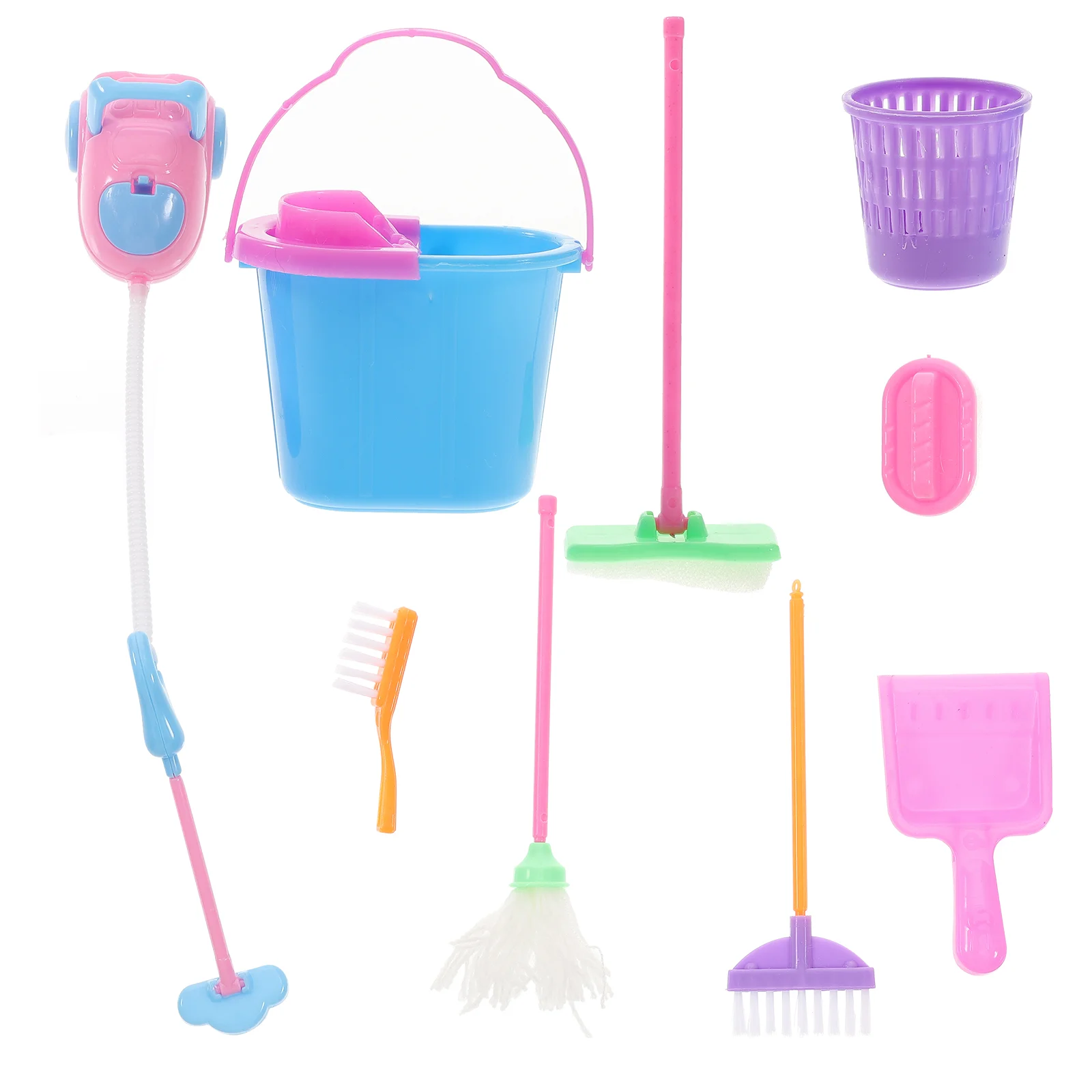 9 PCS Dolls House Vacuum Cleaner Simulation Sanitary Ware Toys Cleaning Tools Mini Broom Handle
9 PCS Dolls House Vacuum Cleaner Simulation Sanitary Ware Toys Cleaning Tools Mini Broom Handle