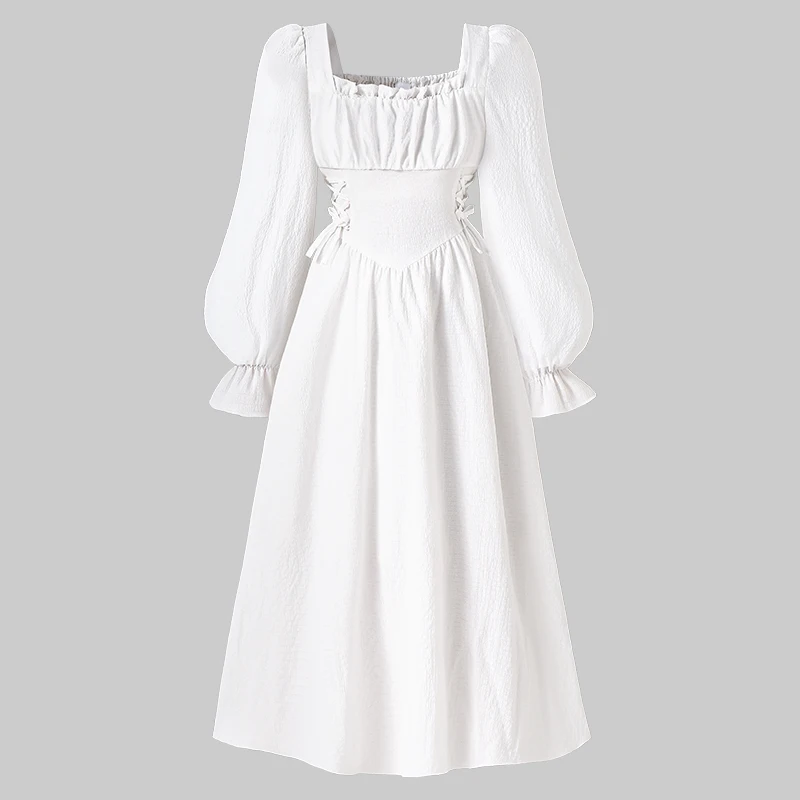 Повседневное платье для девочек 8-12 лет, с квадратным вырезом спереди, пышными рукавами, присборенной талией и юбкой миди, с присборенным лифом сзади, на каждый день, детский наряд
Повседневное платье для девочек 8-12 лет, с квадратным вырезом спереди, пышными рукавами, присборенной талией и юбкой миди, с присборенным лифом сзади, на каждый день, детский наряд