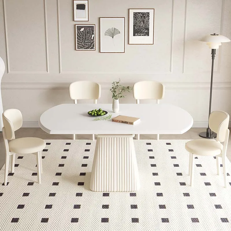 Modern Chairs Dining Table Living Room Round Design Space Saving Table Folding Small Luxury Tavolo Pieghevole Kitchen Furniture
Modern Chairs Dining Table Living Room Round Design Space Saving Table Folding Small Luxury Tavolo Pieghevole Kitchen Furniture