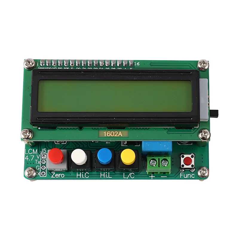 A83I-2X Lc100-A Digital LCD High Precision Inductance Capacitance L/C Meter Capacitor Tester Frequency 1Pf-100Mf + Test Clip
A83I-2X Lc100-A Digital LCD High Precision Inductance Capacitance L/C Meter Capacitor Tester Frequency 1Pf-100Mf + Test Clip