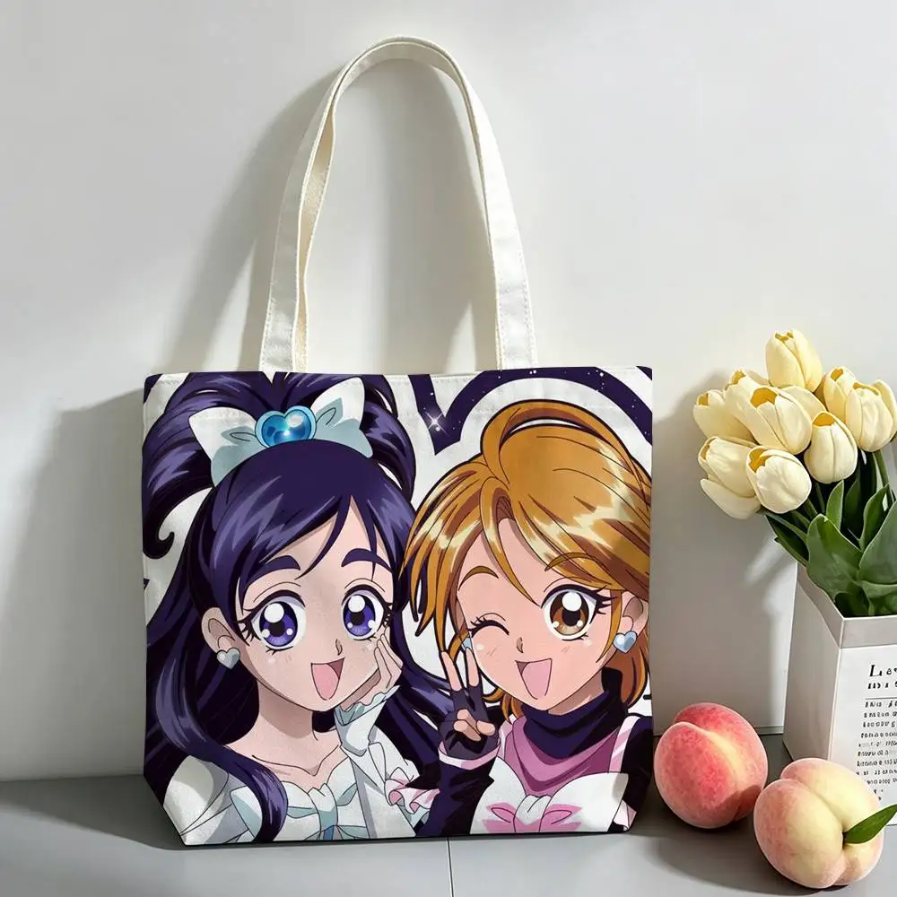 F-utari wa P-retty Cure Printed Canvas Tote Bag Shoulder Bag Commuter Mommy Shopping Bag
F-utari wa P-retty Cure Printed Canvas Tote Bag Shoulder Bag Commuter Mommy Shopping Bag