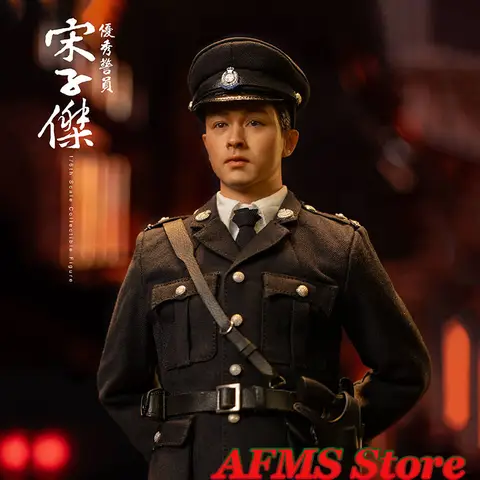 Guerrero modelo SN009 figura coleccionable a escala 1/6 Leslie Cheung 1980S Royal Hong Kong oficial de policía canción Zijie soldado de 12 pulgadas