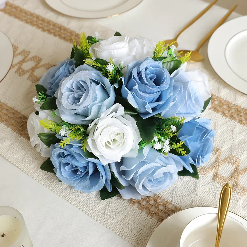 Artificial Rose Bridal Flower Bouquets Valentine's Day Engagement Decoration Photographic Props Party Supplies Silk Flowers
Artificial Rose Bridal Flower Bouquets Valentine's Day Engagement Decoration Photographic Props Party Supplies Silk Flowers