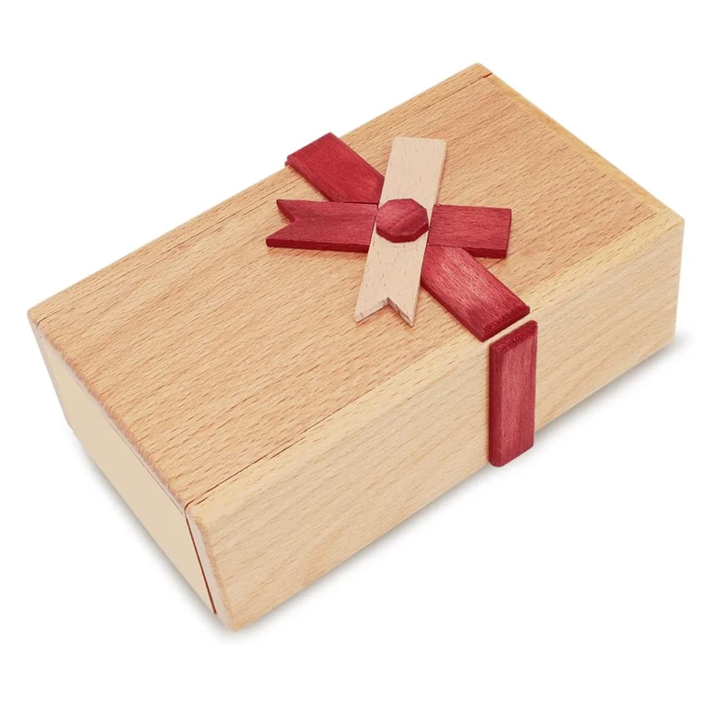 Wooden Brain Teaser Secret Opening Puzzle Boxes Hidden Compartments For Money Jewelry Valentine's Day Magic Trick Surprise Gifts
Wooden Brain Teaser Secret Opening Puzzle Boxes Hidden Compartments For Money Jewelry Valentine's Day Magic Trick Surprise Gifts