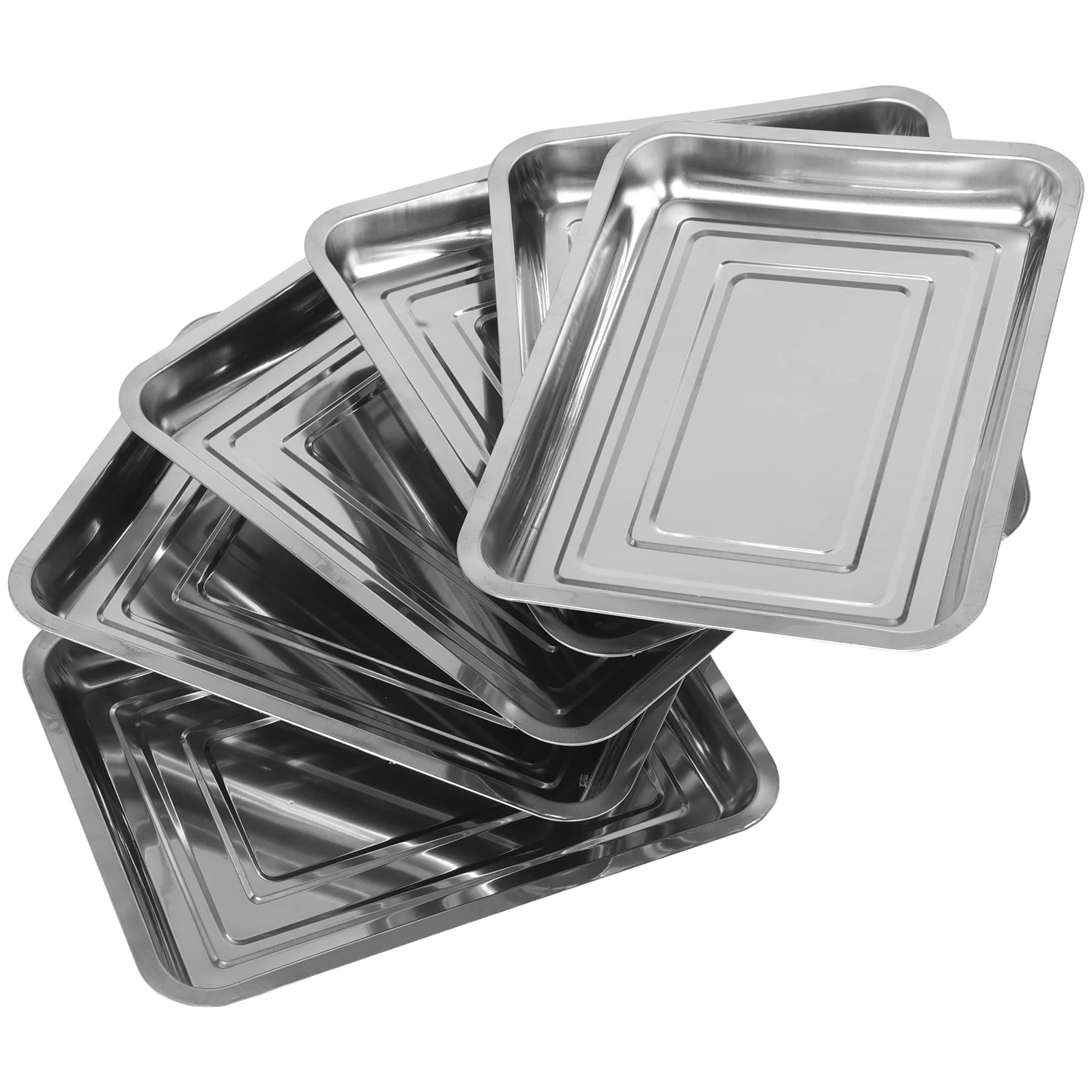 6pcs Stainless Steel Plant Seedling Tray Durable Water Collection Grow Tray for Indoor Balconies Greenhouses Garden
6pcs Stainless Steel Plant Seedling Tray Durable Water Collection Grow Tray for Indoor Balconies Greenhouses Garden