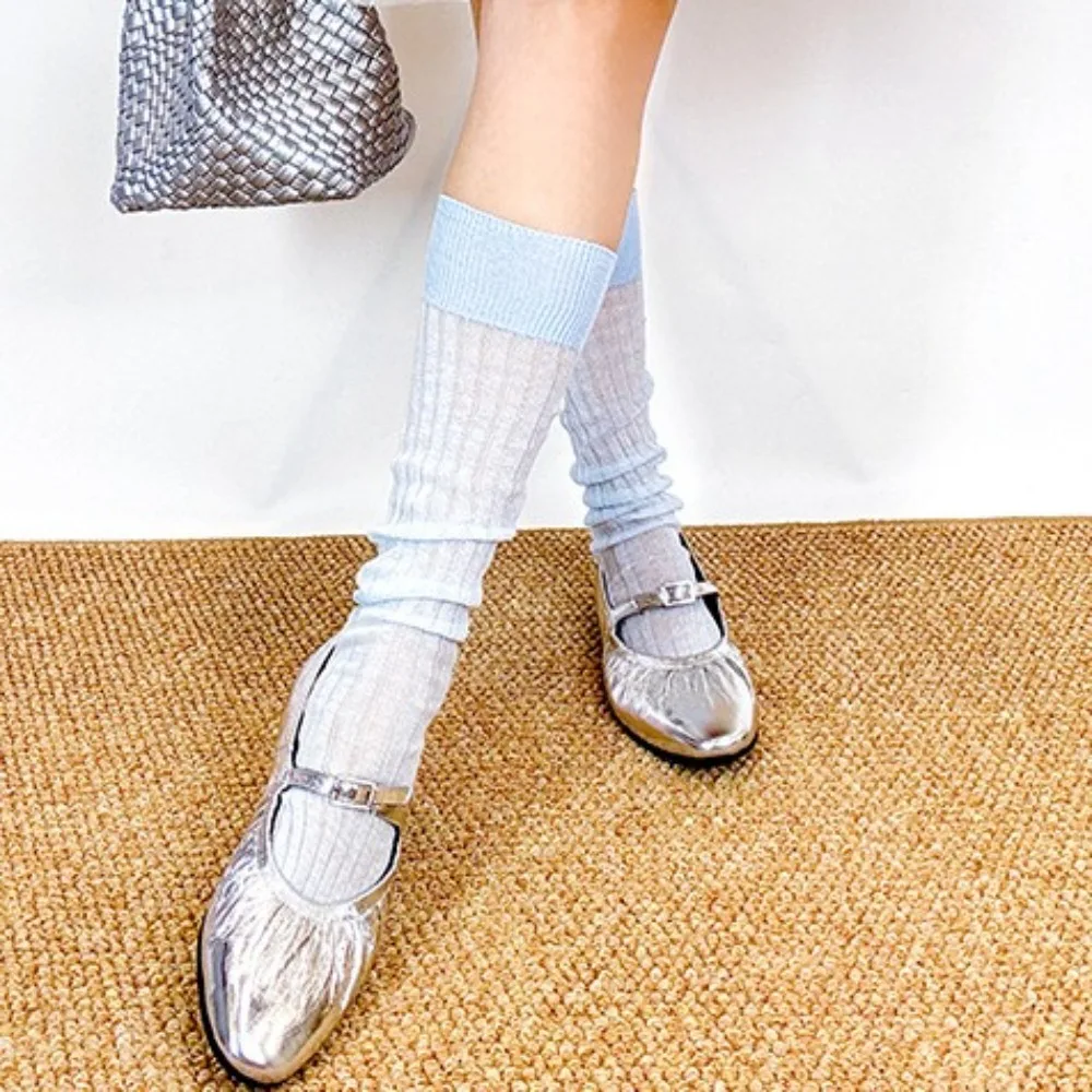 Sweet Lolita JK Calf Socks Thin Cotton Knee High Socks Japanese Style Solid Color Thin Long Socks Spring Summer
Sweet Lolita JK Calf Socks Thin Cotton Knee High Socks Japanese Style Solid Color Thin Long Socks Spring Summer
