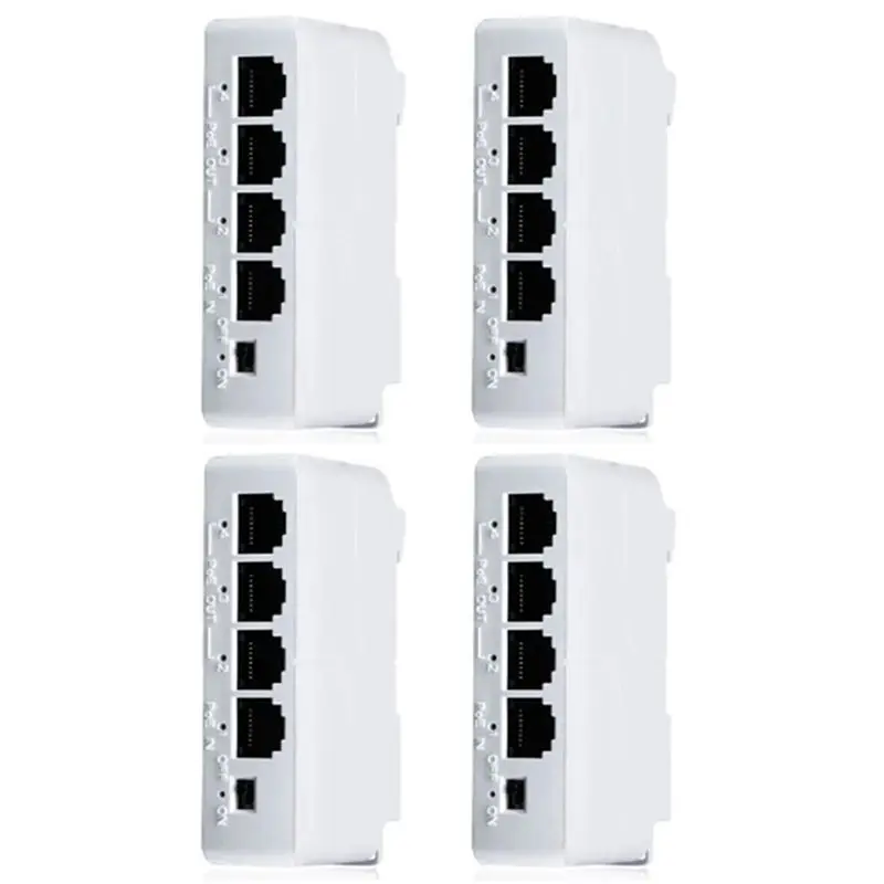Exquisite-4Pcs 4 Ports 1 To 3 Port Poe Extender Passive Cascadable IEEE802.3Af 100Mbs For IP Transmission Repeater Switch NVR IP
Exquisite-4Pcs 4 Ports 1 To 3 Port Poe Extender Passive Cascadable IEEE802.3Af 100Mbs For IP Transmission Repeater Switch NVR IP