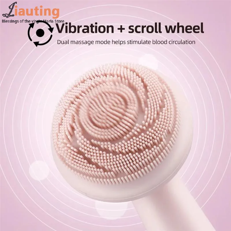 Electric Silicone Facial Brush Cleaner Vibration Roller Massage Pore Cleansing Instrument Waterproof Rechargeable Beauty Tool
Electric Silicone Facial Brush Cleaner Vibration Roller Massage Pore Cleansing Instrument Waterproof Rechargeable Beauty Tool
