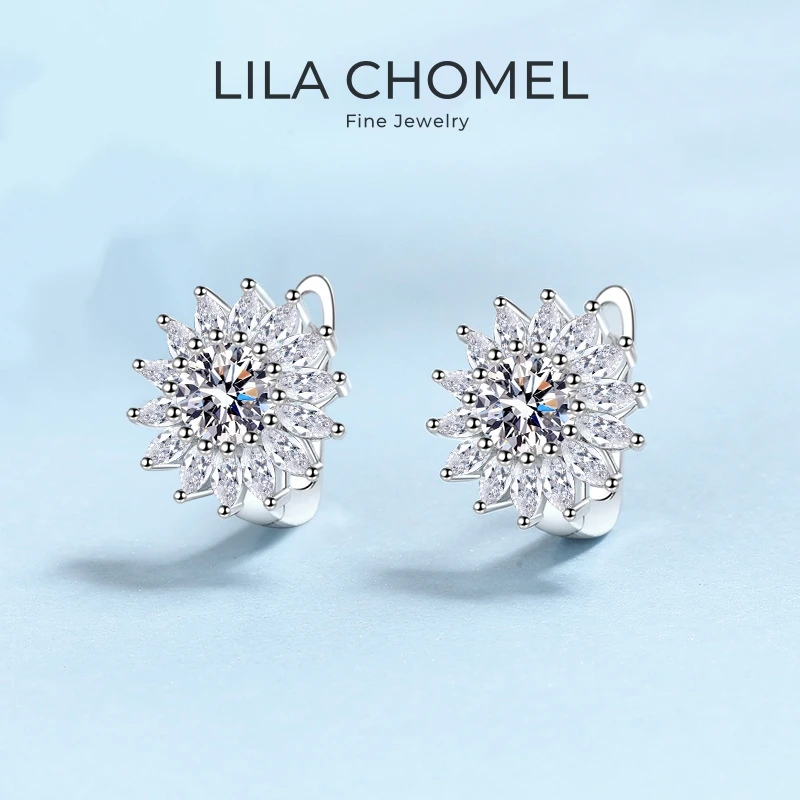 Lover Valentine's Day 18K White Gold Girl Birthday Gift 0.5/1CT Moissanite Diamond Women Wedding PT950 Earrings Fine Jewelry
Lover Valentine's Day 18K White Gold Girl Birthday Gift 0.5/1CT Moissanite Diamond Women Wedding PT950 Earrings Fine Jewelry