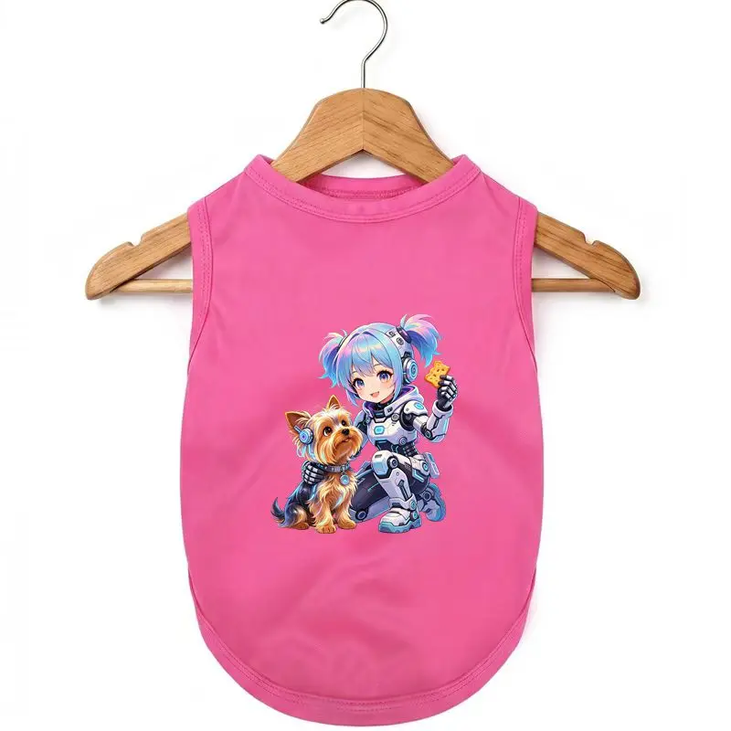 Summer Dog Clothes Pet Cute Print Vest
Summer Dog Clothes Pet Cute Print Vest