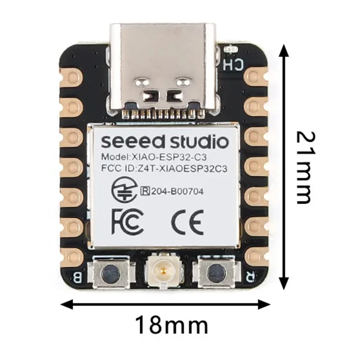 Новый главный контроллер Seed Studio XIAO ESP32 C3 Vision AI распознавание Wi-Fi беспроводная Bluetooth макетная плата 5 шт. 
Новый главный контроллер Seed Studio XIAO ESP32 C3 Vision AI распознавание Wi-Fi беспроводная Bluetooth макетная плата 5 шт.
