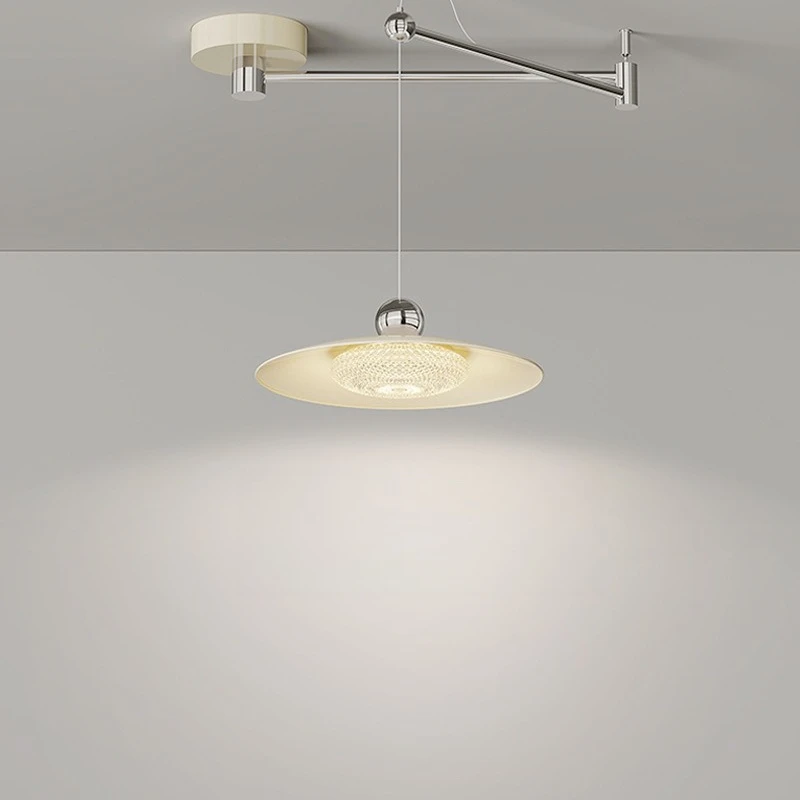 Light luxury cream style restaurant chandelier rocker arm displaced dining table main light
Light luxury cream style restaurant chandelier rocker arm displaced dining table main light