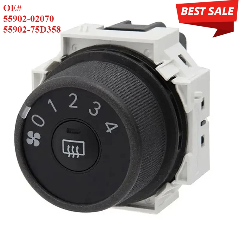 Car Blower A/C Fan Control Switch For Toyota Corolla Matrix 55902-12100 55902-02030 55902-02070 55902-75D358 Parts-A67F
Car Blower A/C Fan Control Switch For Toyota Corolla Matrix 55902-12100 55902-02030 55902-02070 55902-75D358 Parts-A67F