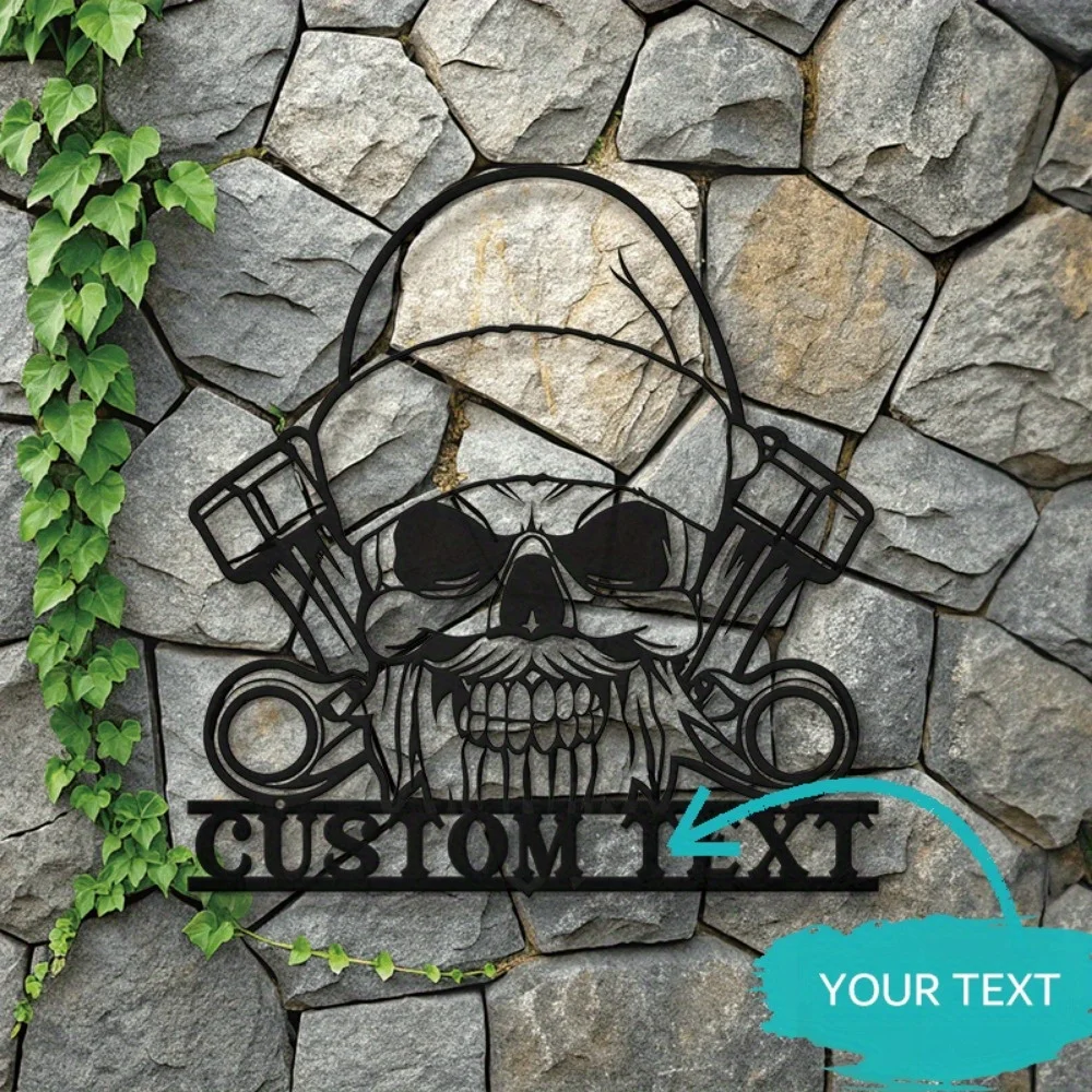 One-of-a-Kind Handmade Santa-Hatted Skull Metal Wall Adornment with Industrial Aesthetic for Garage and Man Den Xmas Punk Style
One-of-a-Kind Handmade Santa-Hatted Skull Metal Wall Adornment with Industrial Aesthetic for Garage and Man Den Xmas Punk Style