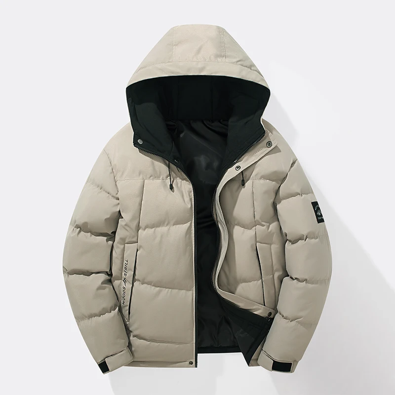 Men's Winter Hooded Cotton Jaet Loose Fit Versatile Casual Warm Bread Sle Coat Polyester Filling Stand Faion Urban S...
Men's Winter Hooded Cotton Jaet Loose Fit Versatile Casual Warm Bread Sle Coat Polyester Filling Stand Faion Urban S...