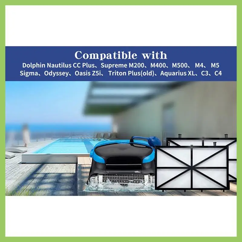 Pool Cleaner Filter Parts Accessories For Dolphin Nautilus CC Plus / CC Supreme, M200/M400, Part 9991433-R4 Fine Filter
Pool Cleaner Filter Parts Accessories For Dolphin Nautilus CC Plus / CC Supreme, M200/M400, Part 9991433-R4 Fine Filter