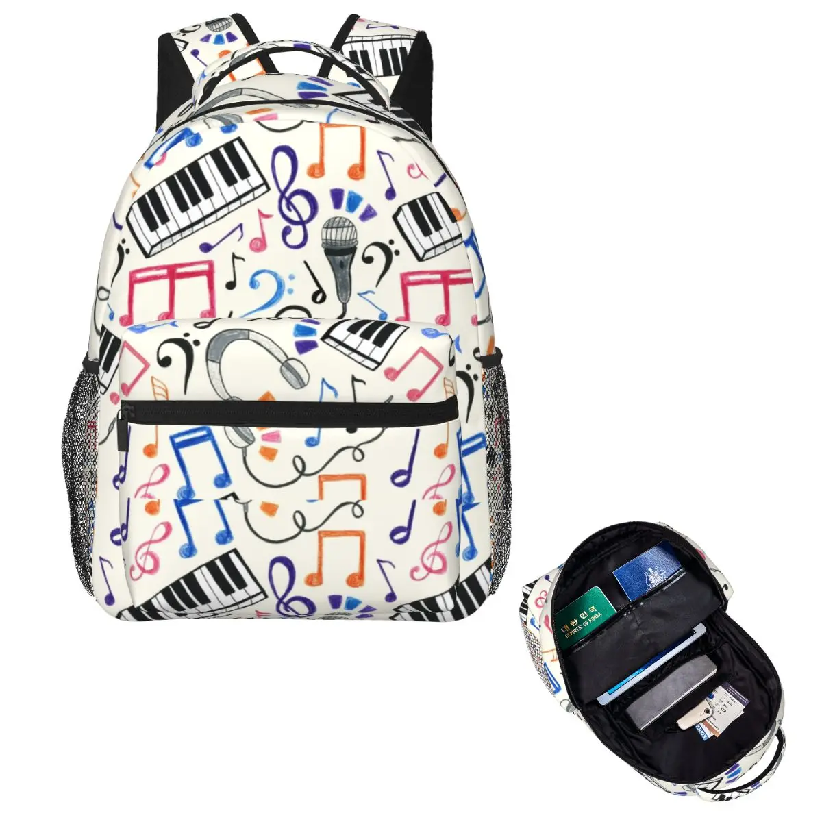 Good Beats - Рюкзак с музыкальными нотами и символами, Лидер продаж, рюкзак большой вместимости для мальчиков и девочек, школьная сумка, сумки на плечо
Good Beats - Рюкзак с музыкальными нотами и символами, Лидер продаж, рюкзак большой вместимости для мальчиков и девочек, школьная сумка, сумки на плечо