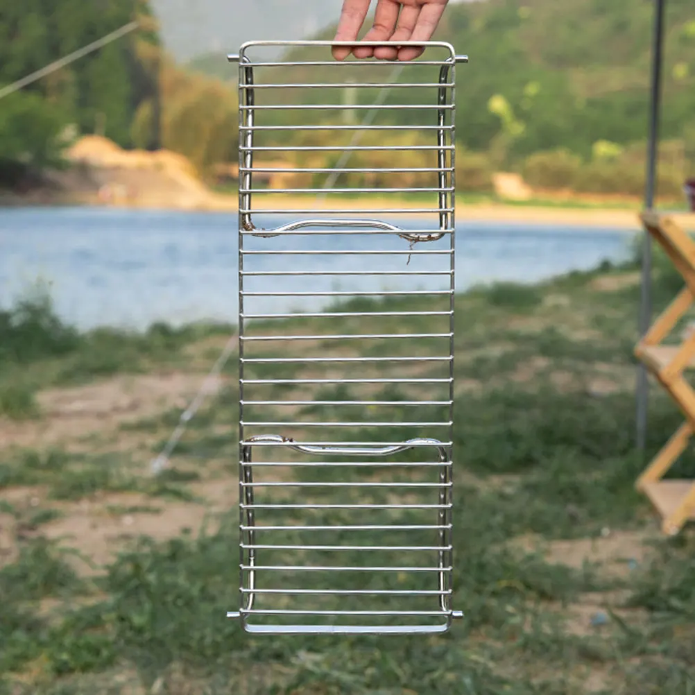Stainless Steel Furnace Head Frame Portable Camping BBQ Grill Rack Folding Barbecue Wire Mesh Outdoor Picnic Supplies 
Stainless Steel Furnace Head Frame Portable Camping BBQ Grill Rack Folding Barbecue Wire Mesh Outdoor Picnic Supplies