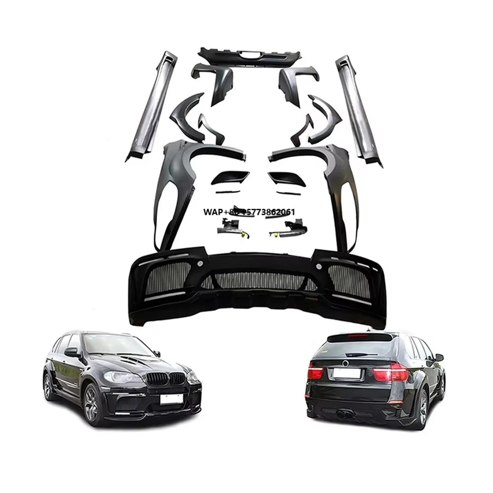 Auto Tuning Parts for 2008-2014 X6 E71 Upgrade to Haman Style PP Plastic Car Bumper Accessories Bodykit for Bm X6 E71 Body Kit
Auto Tuning Parts for 2008-2014 X6 E71 Upgrade to Haman Style PP Plastic Car Bumper Accessories Bodykit for Bm X6 E71 Body Kit