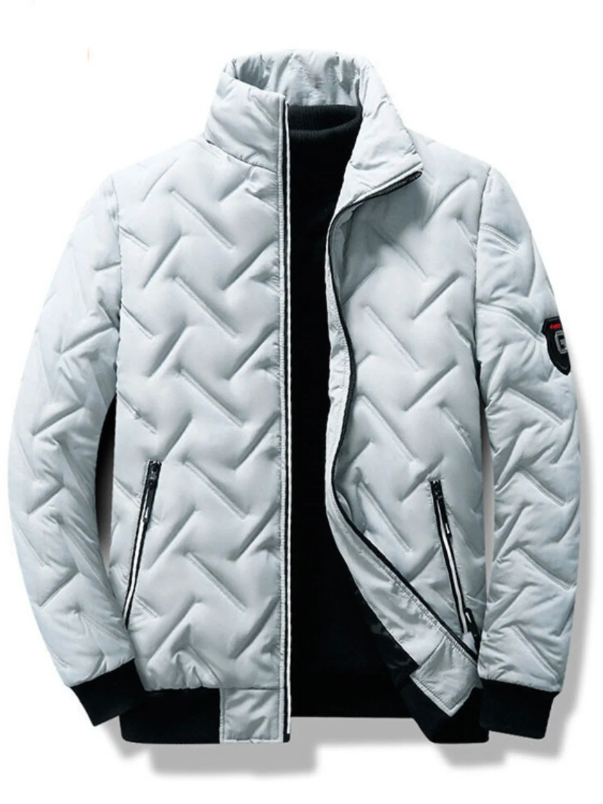 Trendy Lightweight Cottonpadded Jaet Korean Sle Milk Silk Warmth Outerwear Youth Faion Thiened Casual Zipper Closure
Trendy Lightweight Cottonpadded Jaet Korean Sle Milk Silk Warmth Outerwear Youth Faion Thiened Casual Zipper Closure