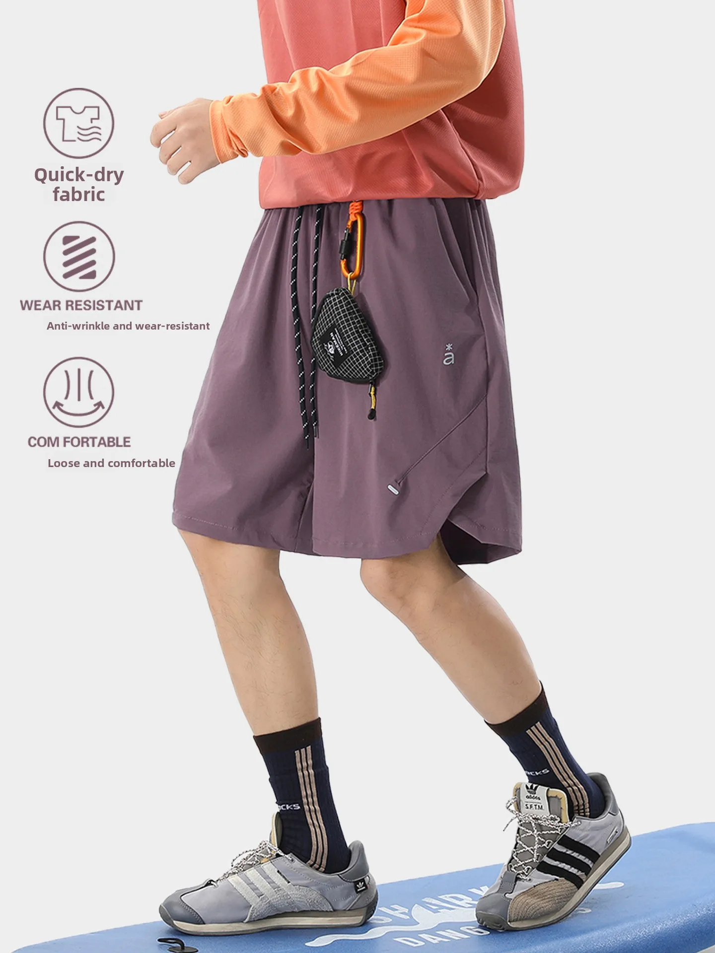 Quick Dry Outdoor Hiking Sport Shorts Men Women Summer Loose Breathable Versatile Workwear Beach Five-Quarter Length Pants
Quick Dry Outdoor Hiking Sport Shorts Men Women Summer Loose Breathable Versatile Workwear Beach Five-Quarter Length Pants
