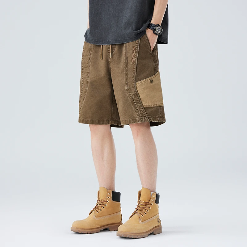 Summer Short Pants Men's Streetwear Fashion Loose Casual Outdoor Sports Techwear Pure Cotton Cargo Shorts Trousers
Summer Short Pants Men's Streetwear Fashion Loose Casual Outdoor Sports Techwear Pure Cotton Cargo Shorts Trousers