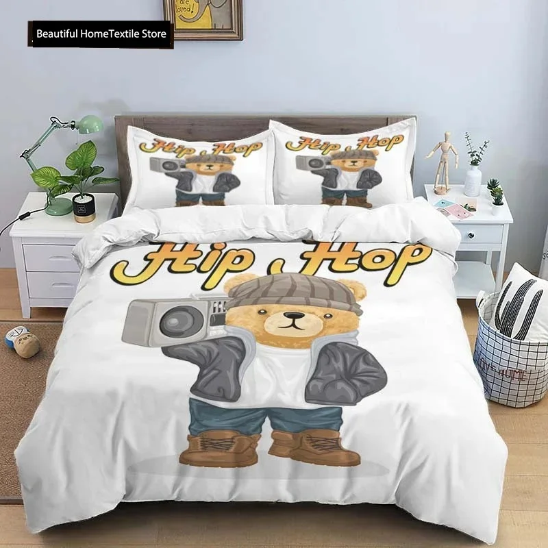 Bear Print Digital 3D NEW Duvet Cover Pillowcase Bedding Set Adult Boy Girl Bedroom Decoration Children Single Double Large
Bear Print Digital 3D NEW Duvet Cover Pillowcase Bedding Set Adult Boy Girl Bedroom Decoration Children Single Double Large