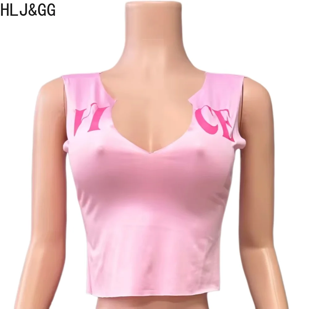HLJ&GG Sexy Hot Girl Letter Print Slim Tank Tops Women U Neck Sleeveless Crop Vests Summer New Female Stretchy Streetwear 2026
HLJ&GG Sexy Hot Girl Letter Print Slim Tank Tops Women U Neck Sleeveless Crop Vests Summer New Female Stretchy Streetwear 2026