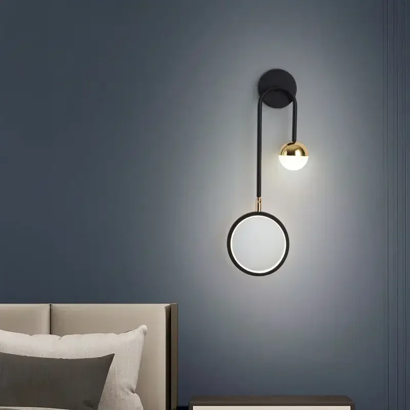 Modern Bedroom Bedside Wall Light Lamp Glass Ball LED Gold Home Decor Living Room Corridor Interior Lighting Sconce Luminaire
Modern Bedroom Bedside Wall Light Lamp Glass Ball LED Gold Home Decor Living Room Corridor Interior Lighting Sconce Luminaire