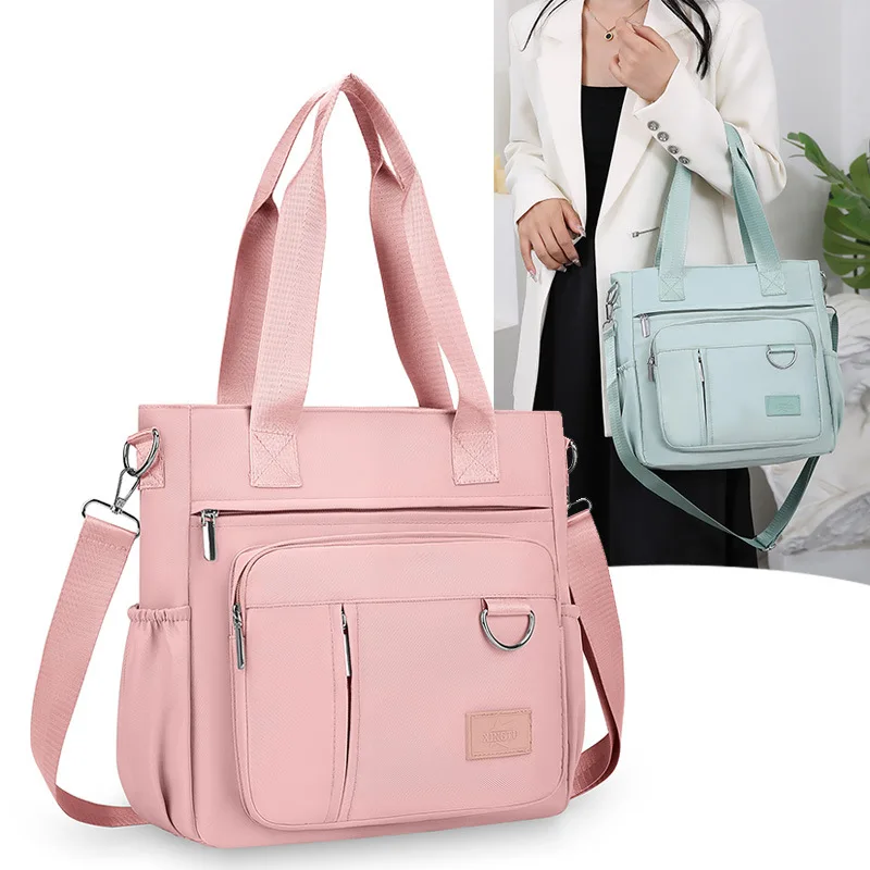 New Fashionable Large Capacity Women's Handbag, Casual Waterproof Nylon Underarm Bag Solid Color Single Shoulder Crossbody Bag
New Fashionable Large Capacity Women's Handbag, Casual Waterproof Nylon Underarm Bag Solid Color Single Shoulder Crossbody Bag