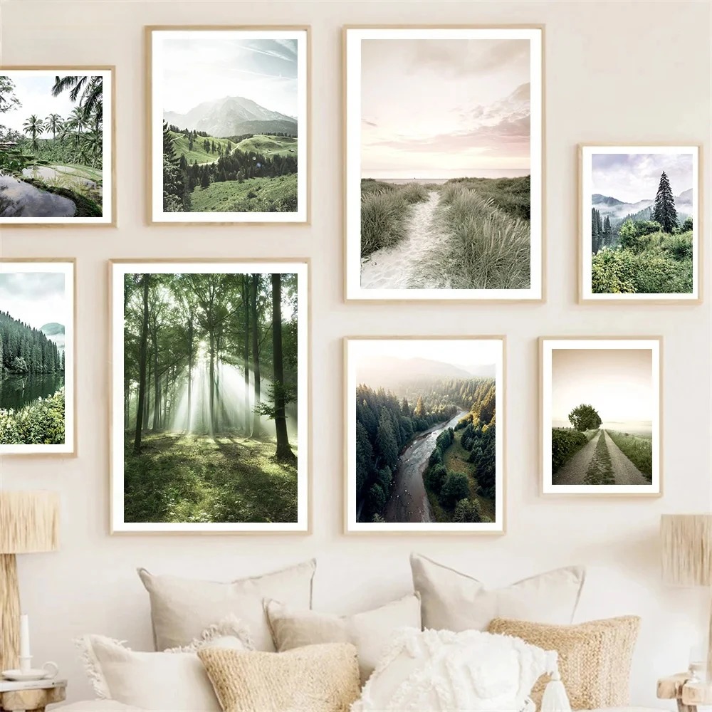Nordic Green Forest Grassland Lake Landscape Poster Valley Path Boat Wall Art Canvas Painting Pictures Living Room Home Decor
Nordic Green Forest Grassland Lake Landscape Poster Valley Path Boat Wall Art Canvas Painting Pictures Living Room Home Decor