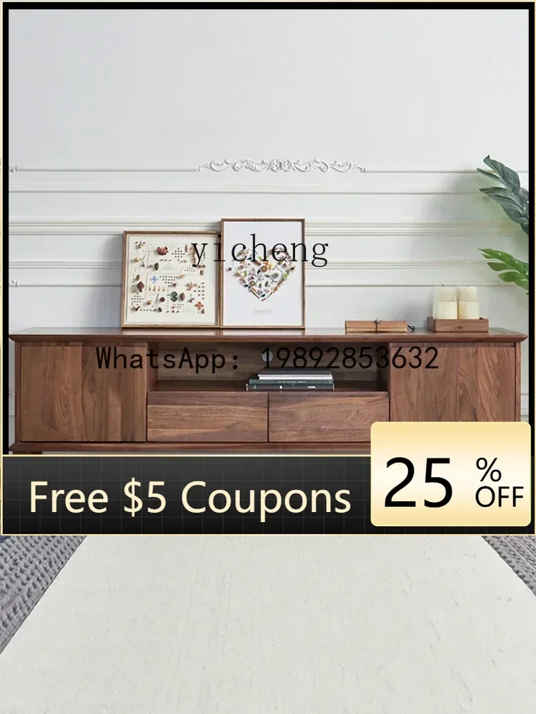 TV Cabinet Black Walnut Simple Living Room Solid Wood Bedroom New Chinese Style Furniture home accessories
TV Cabinet Black Walnut Simple Living Room Solid Wood Bedroom New Chinese Style Furniture home accessories