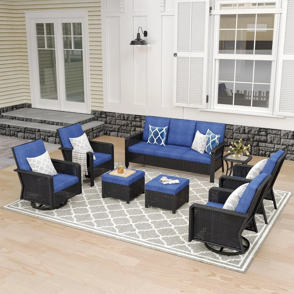 8 Pieces Outdoor Patio Furniture Set,All Weather High Back Wicker Patio Conversation Sets ,Garden Furniture Sets
8 Pieces Outdoor Patio Furniture Set,All Weather High Back Wicker Patio Conversation Sets ,Garden Furniture Sets