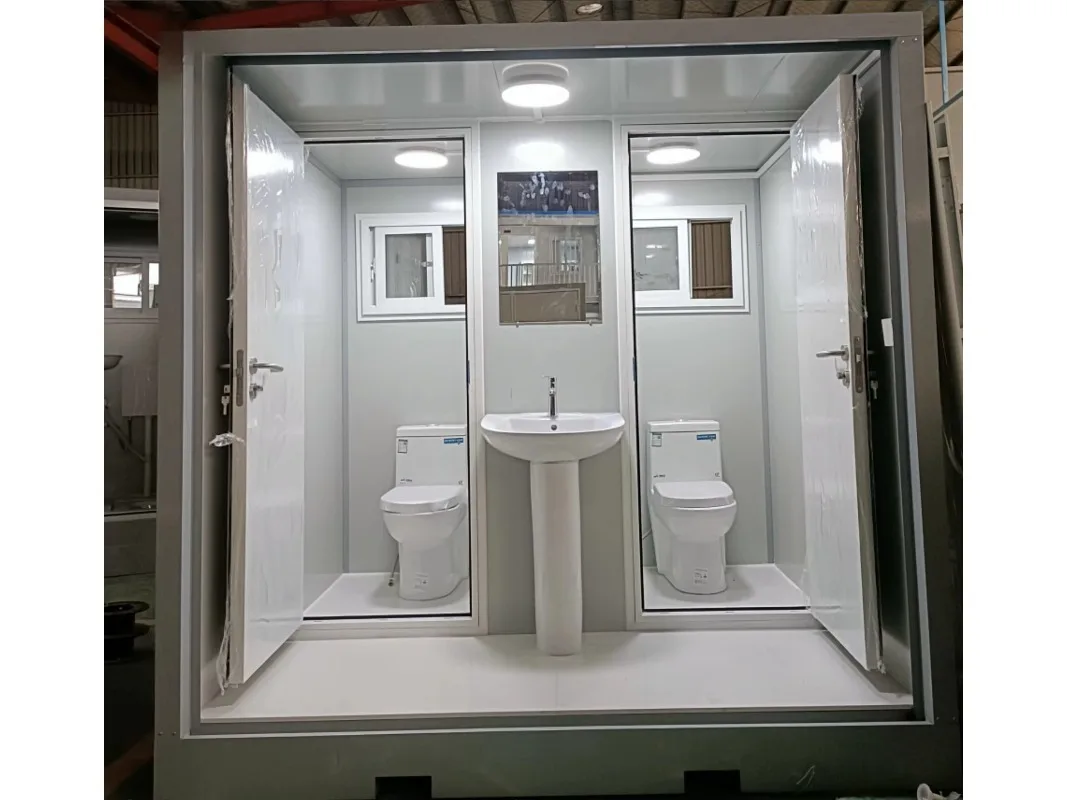 Portable Mobile Steel Toilet for Outdoor Camping Waterproof Prefab Houses for Park Bathroom Villa Use
Portable Mobile Steel Toilet for Outdoor Camping Waterproof Prefab Houses for Park Bathroom Villa Use
