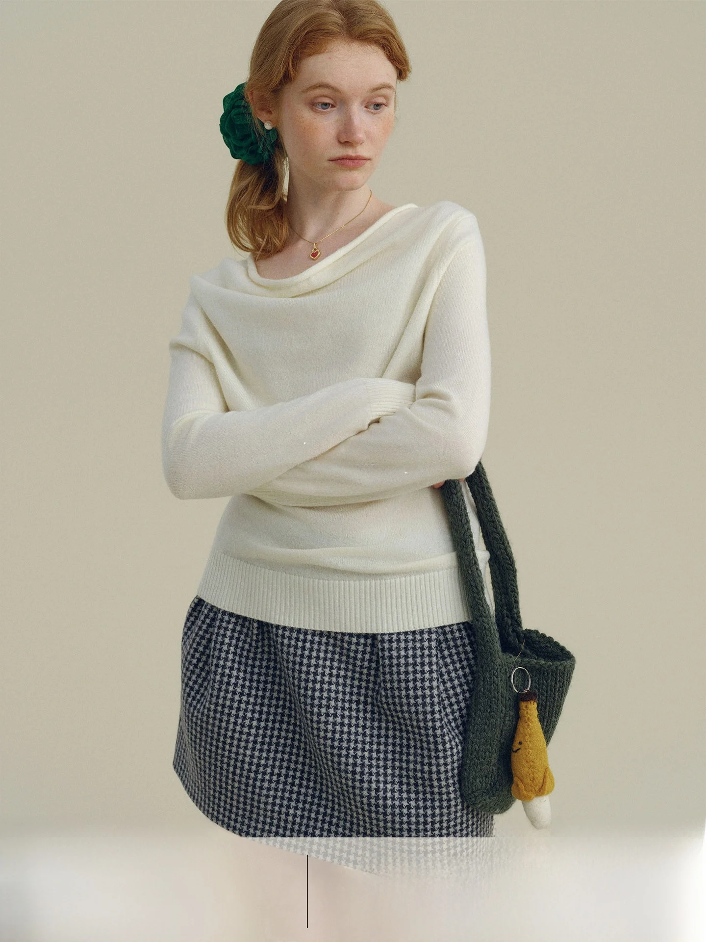 Ele Rina Berry Woolen Knit Sweater One oulder Yoke Casual Sle Inner Wear Simple Autumn Top for Women Long Sve
Ele Rina Berry Woolen Knit Sweater One oulder Yoke Casual Sle Inner Wear Simple Autumn Top for Women Long Sve