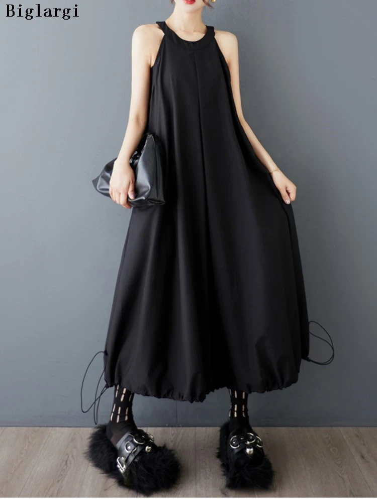 Oversized Summer Sleeveless A-Line Long Dress Women Pleated Fashion Ruffle Ladies Dresses Casual Loose Woman Dress
Oversized Summer Sleeveless A-Line Long Dress Women Pleated Fashion Ruffle Ladies Dresses Casual Loose Woman Dress