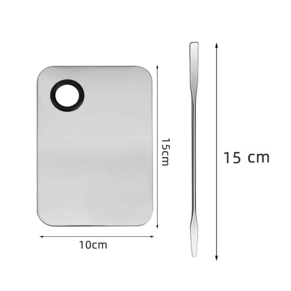 Beauty Steel Cosmetic Palette Multifunctional Spatula Stainless Steel Makeup Plate Silver Tray Foundation Eye Shadow Mixing Tool
Beauty Steel Cosmetic Palette Multifunctional Spatula Stainless Steel Makeup Plate Silver Tray Foundation Eye Shadow Mixing Tool