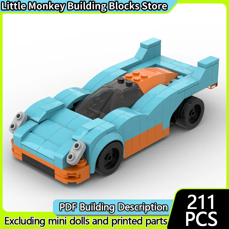 Speed Racing Car Model MOC Building Bricks Blue Orange Sports Car Modular Technology Children Holiday Gifts Assemble Toys Suit
Speed Racing Car Model MOC Building Bricks Blue Orange Sports Car Modular Technology Children Holiday Gifts Assemble Toys Suit