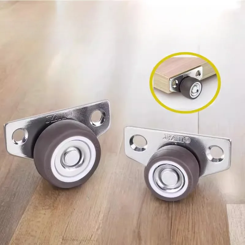 1Set Side Mounted Furniture Casters Drawer Side Rubber Pulley Ultra-thin Hidden Roller Directional Mute Wheel Furniture Hardware
1Set Side Mounted Furniture Casters Drawer Side Rubber Pulley Ultra-thin Hidden Roller Directional Mute Wheel Furniture Hardware