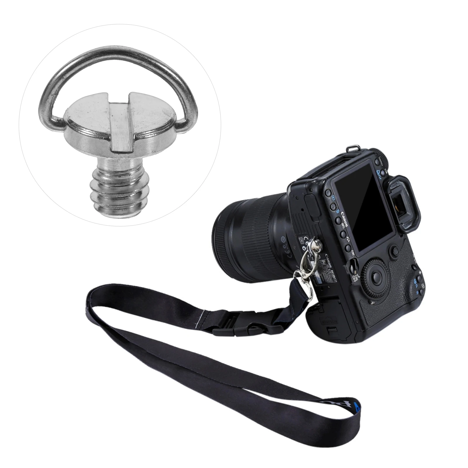 5pcs Camera Fixing Screw 1 4 Inch D Ring Tripod Mount Iron Nickel Plated AntiRust Durability Camera Mounting Accessories
5pcs Camera Fixing Screw 1 4 Inch D Ring Tripod Mount Iron Nickel Plated AntiRust Durability Camera Mounting Accessories