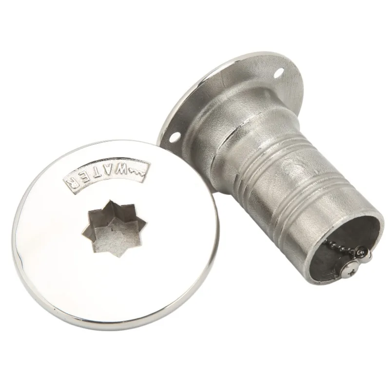 Boat Deck Fuel Filler with Cover Mirror Polished 316 Stainless Steel Marine Hardware
Boat Deck Fuel Filler with Cover Mirror Polished 316 Stainless Steel Marine Hardware