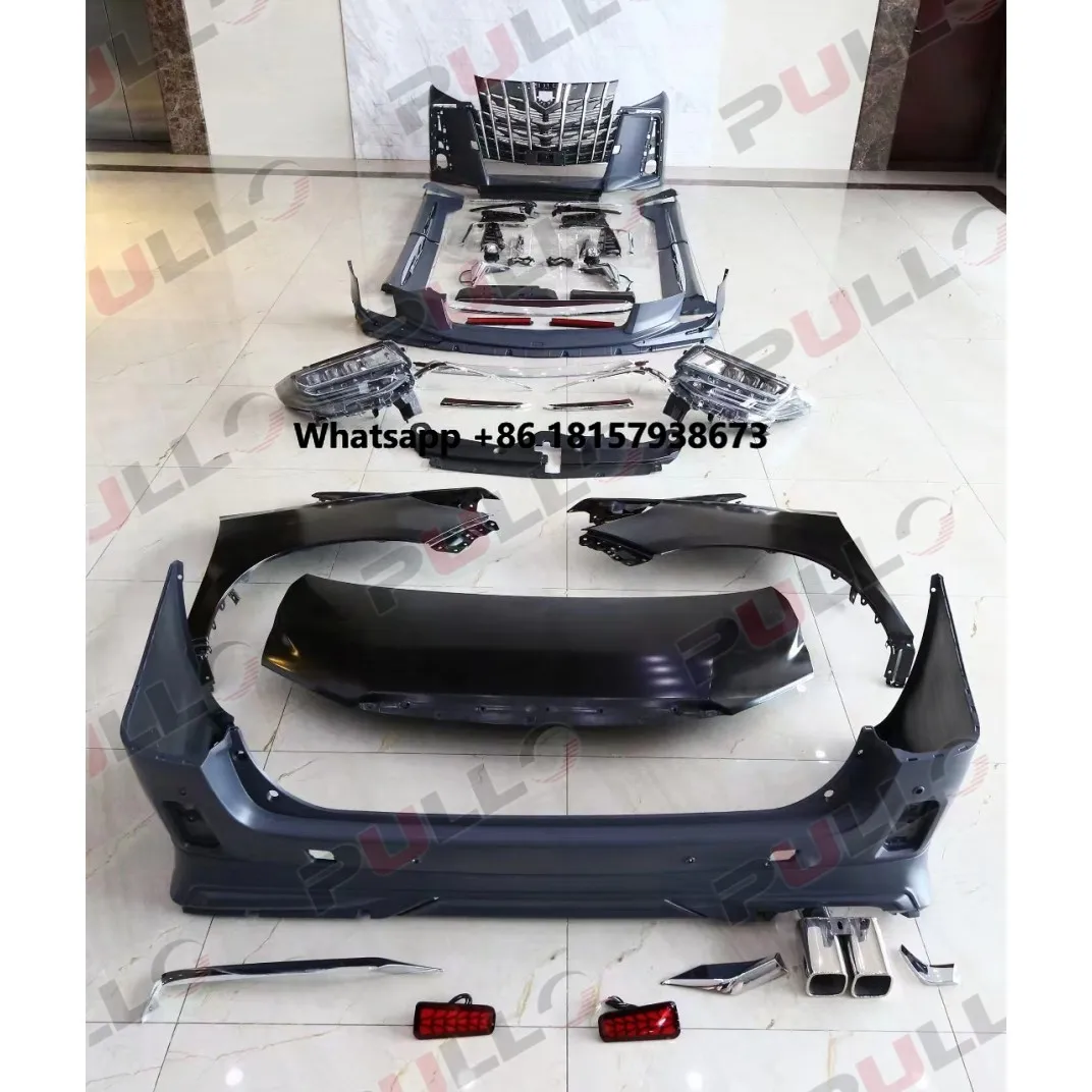 Car Accessories Upgrade for Alphard 08-14 to 18-23 Model Include Bumper Grille Side Skirts Hood Fenders Headlights Exhaust Pipes
Car Accessories Upgrade for Alphard 08-14 to 18-23 Model Include Bumper Grille Side Skirts Hood Fenders Headlights Exhaust Pipes