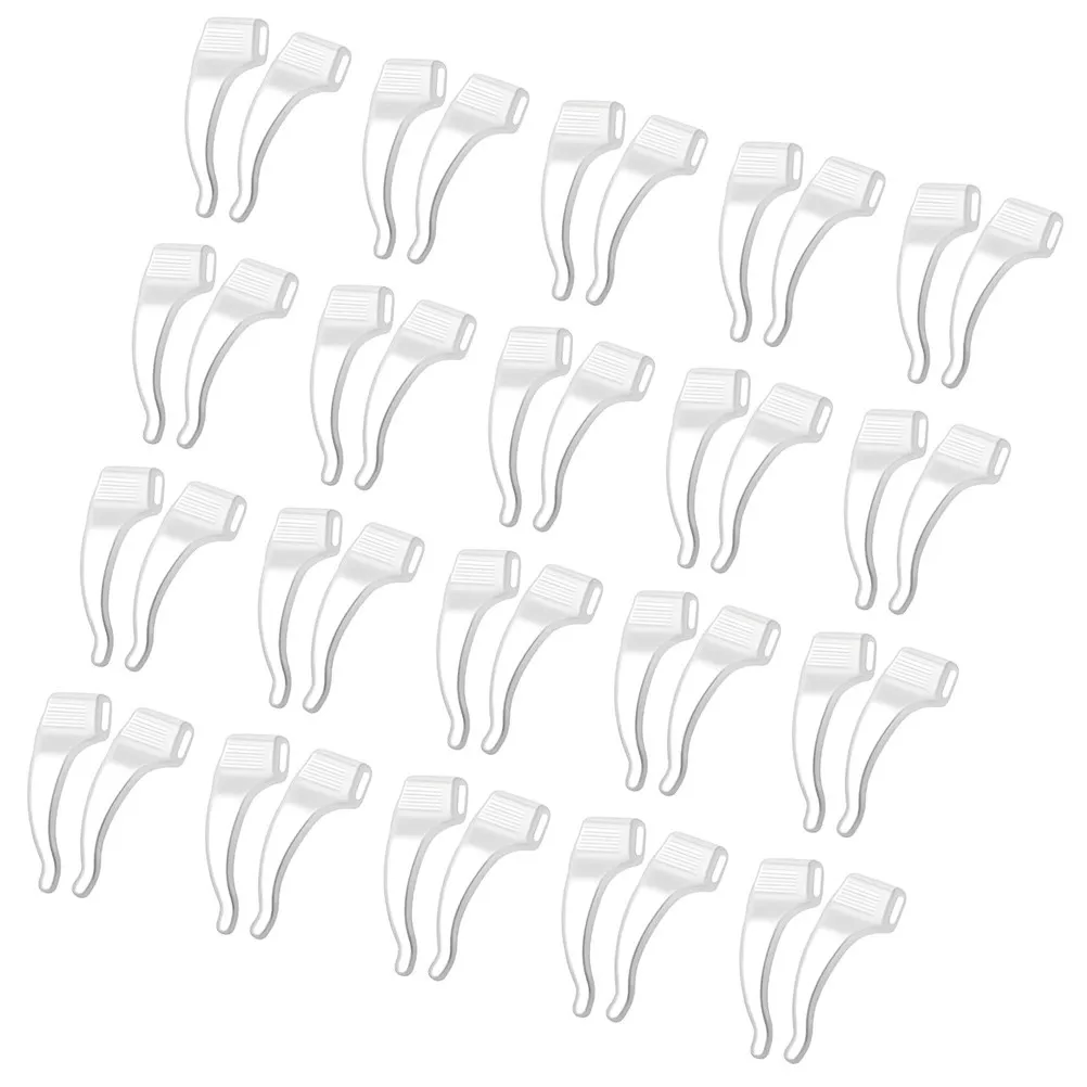 50Pairs Silicone Eyeglasses Ear Grips Non-Slip Glasses Holders for Running Hiking Climbing Surfing Hunting Comfortable
50Pairs Silicone Eyeglasses Ear Grips Non-Slip Glasses Holders for Running Hiking Climbing Surfing Hunting Comfortable