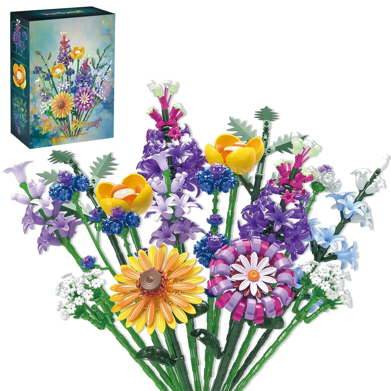 1183PCS Bouquet Building Blocks Preserved Flower Arrangement Models Bricks Desktop Decoration Educational DIY Toys Adult Gifts
1183PCS Bouquet Building Blocks Preserved Flower Arrangement Models Bricks Desktop Decoration Educational DIY Toys Adult Gifts