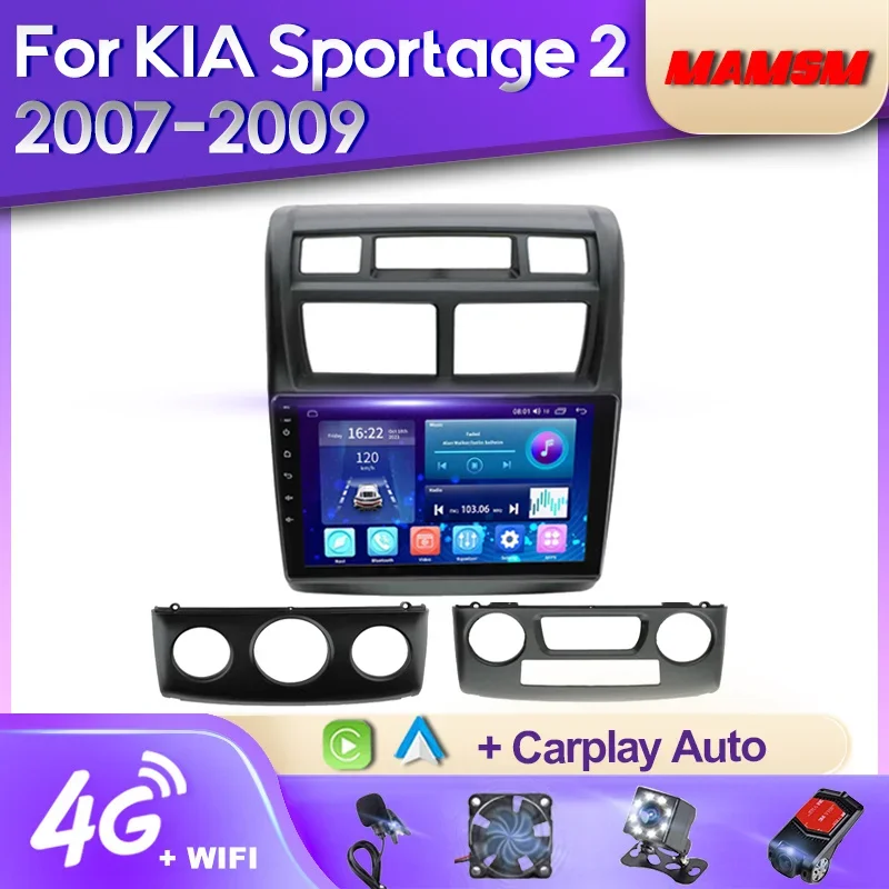Автомагнитола MAMSM на Android 12 для KIA Sportage 2 2007 -2009, мультимедийный видеоплеер с навигацией, стерео, GPS, 4G, Авторадио для Carplay, 2Din
Автомагнитола MAMSM на Android 12 для KIA Sportage 2 2007 -2009, мультимедийный видеоплеер с навигацией, стерео, GPS, 4G, Авторадио для Carplay, 2Din