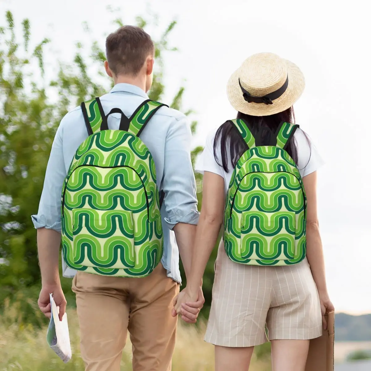 Retro Geometric Gradient Design Backpack Daypack Large Capacity Kids BookBag School Bag Shoulder Bags for Men Women
Retro Geometric Gradient Design Backpack Daypack Large Capacity Kids BookBag School Bag Shoulder Bags for Men Women