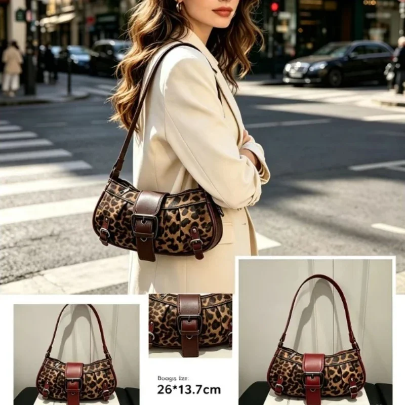 2026 Women's Retro Spice Girl Underarm Bag Niche Textured Simple Crescent Crossbody Shoulder Bag for Fashionable Women
2026 Women's Retro Spice Girl Underarm Bag Niche Textured Simple Crescent Crossbody Shoulder Bag for Fashionable Women