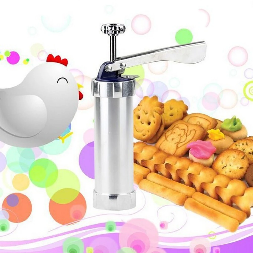 Bakeware Biscuit Machine Cookie Stencils Tool Cookies Silver Sugarcraft Syringe
Bakeware Biscuit Machine Cookie Stencils Tool Cookies Silver Sugarcraft Syringe