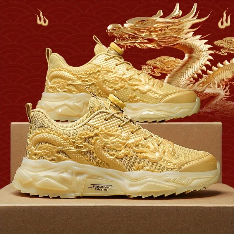 Модные массивные кроссовки Dragon-Design для всех — вращающаяся пряжка, нескользящие и прочные для приключений на свежем воздухе, унисекс
Модные массивные кроссовки Dragon-Design для всех — вращающаяся пряжка, нескользящие и прочные для приключений на свежем воздухе, унисекс