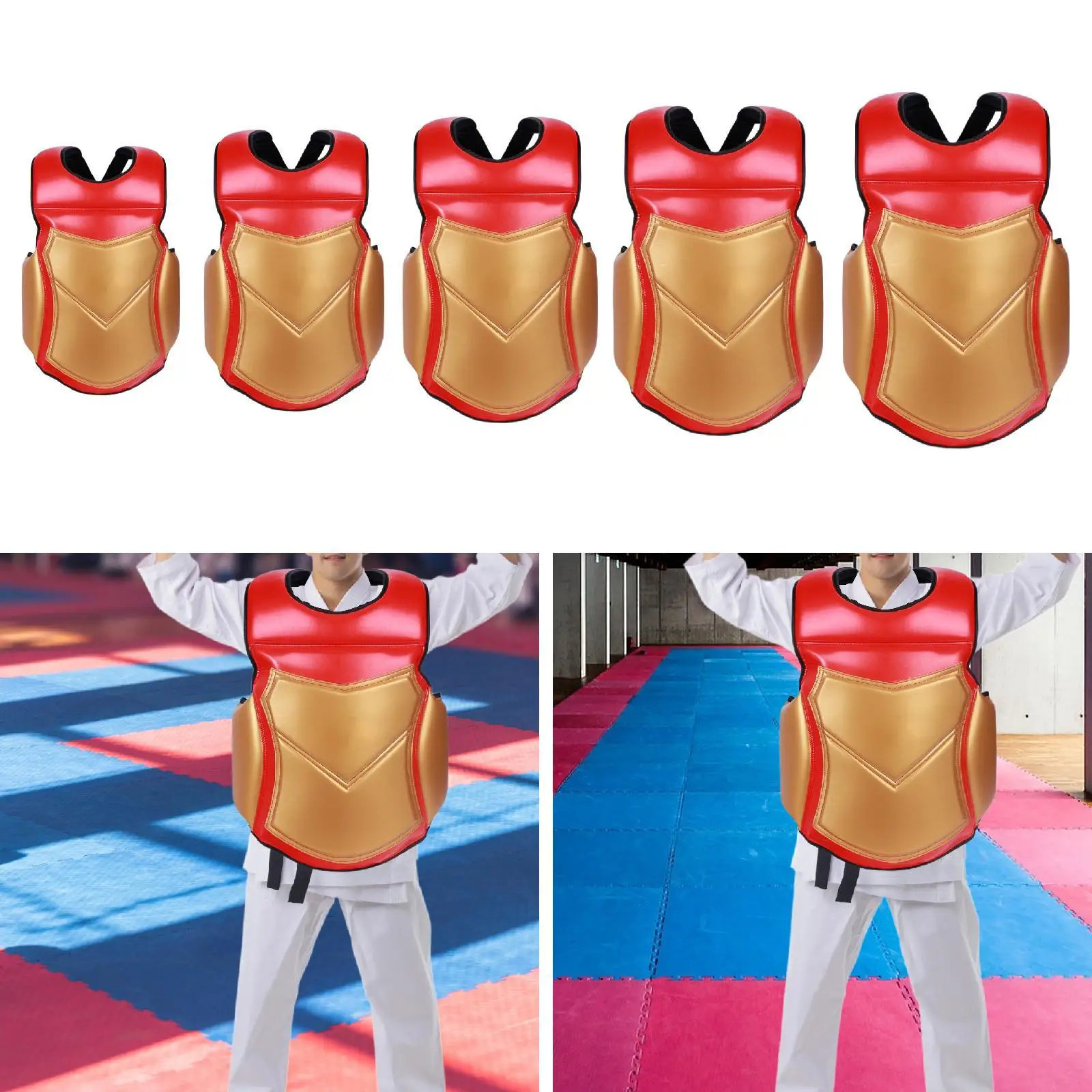 Karate Chest Protector Beginner Gift Boxing Pressure Resistant Muay Thai Sparring Training Sanda PU Kickboxing Protective Pad
Karate Chest Protector Beginner Gift Boxing Pressure Resistant Muay Thai Sparring Training Sanda PU Kickboxing Protective Pad